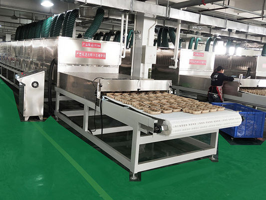 1170mm ancho 85KW deshidratador de microondas para moldeo de pulpa