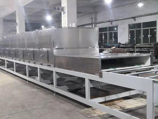 Túnel de esterilización por aire caliente para pasta moldeada, té y alimentos.