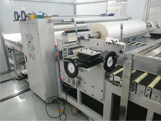 máquina que lamina de la película de los 2m, equipo de capa ultravioleta de izquierda a derecha