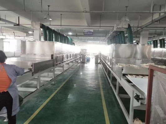 Secador de vacío de microondas industrial para tablero de tarjeta de bandeja de papel de caja de almuerzo
