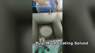 Máquina de recubrimiento de moldes de pulpa para investigación y desarrollo